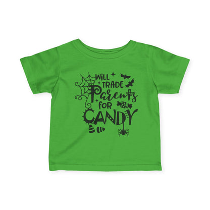 Will Trade My Parents for Candy Infant Soft T-Shirt