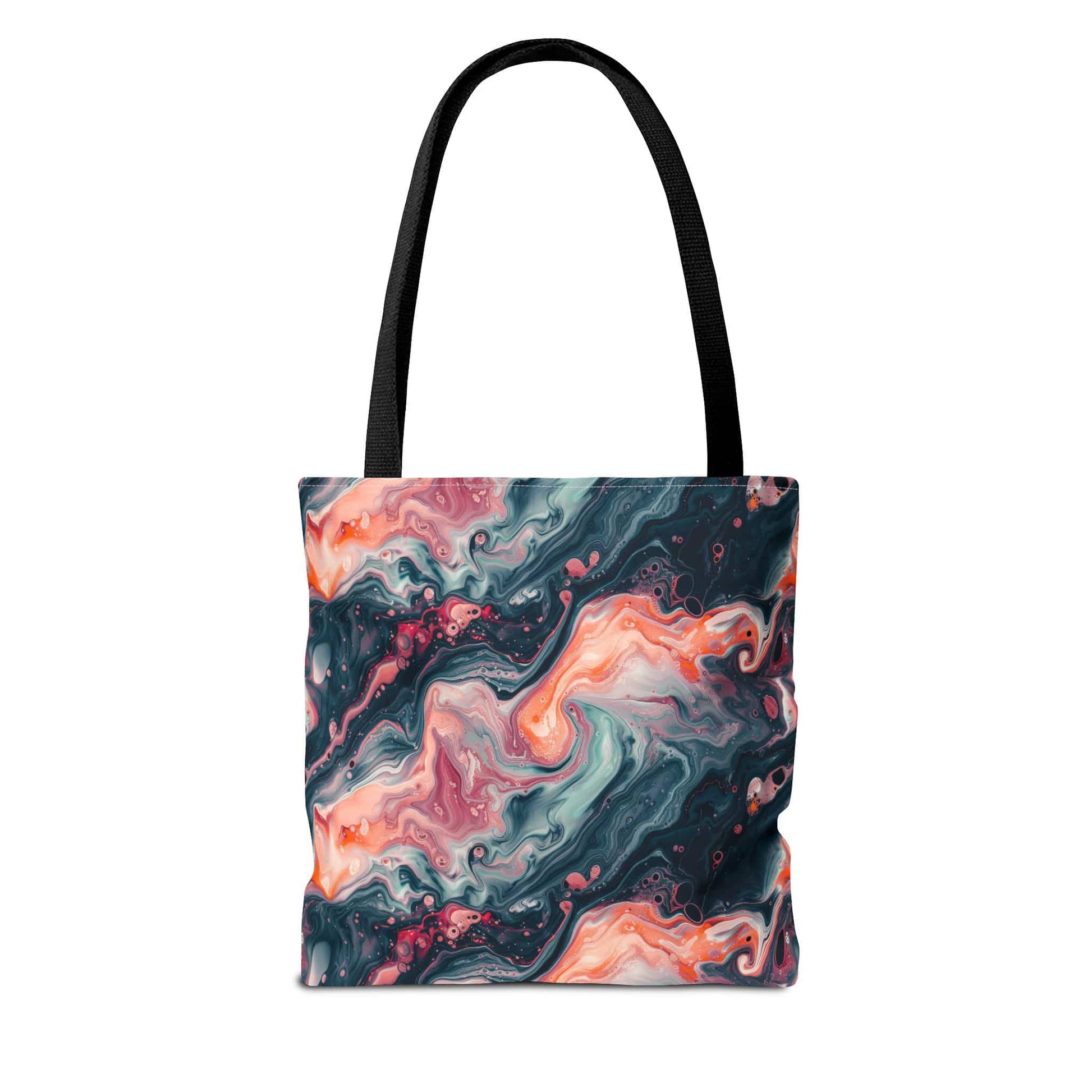 Pink Venom Marble Canvas Tote Bag