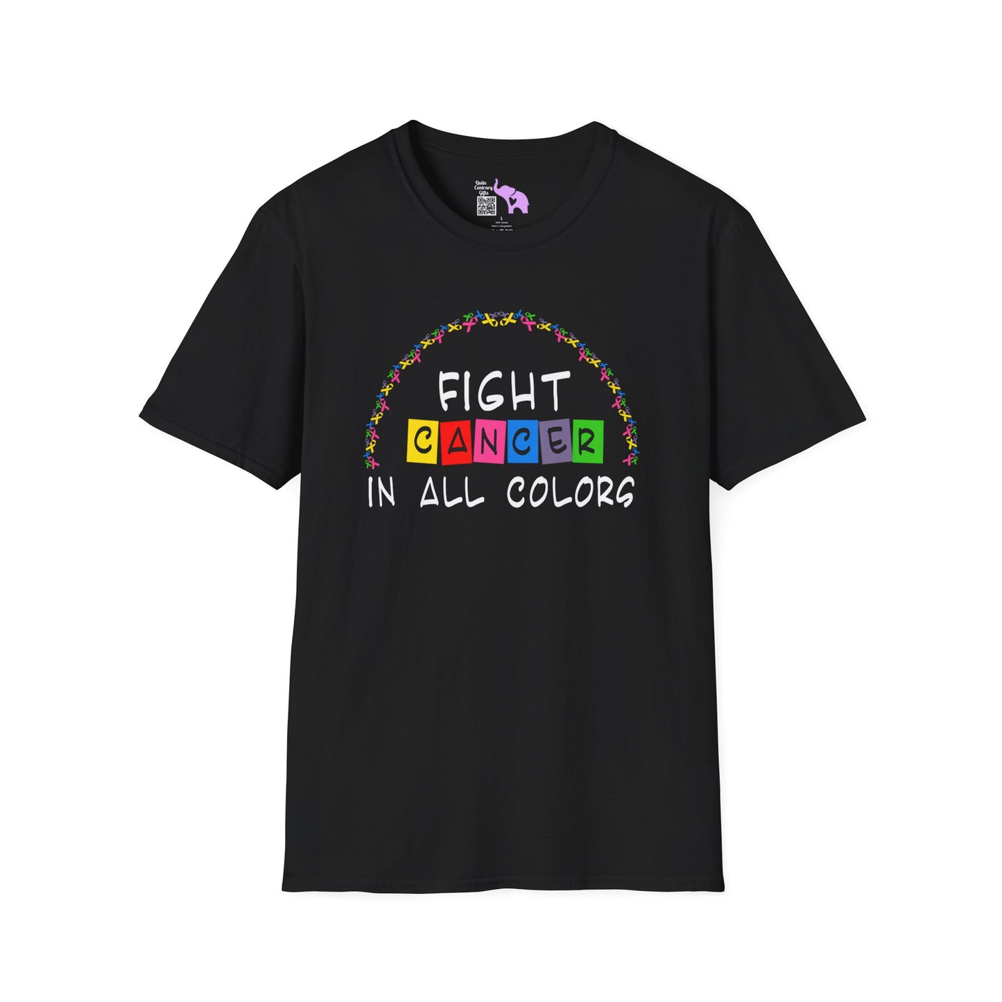 Fight Cancer in All Colors 11 Adult T-shirt