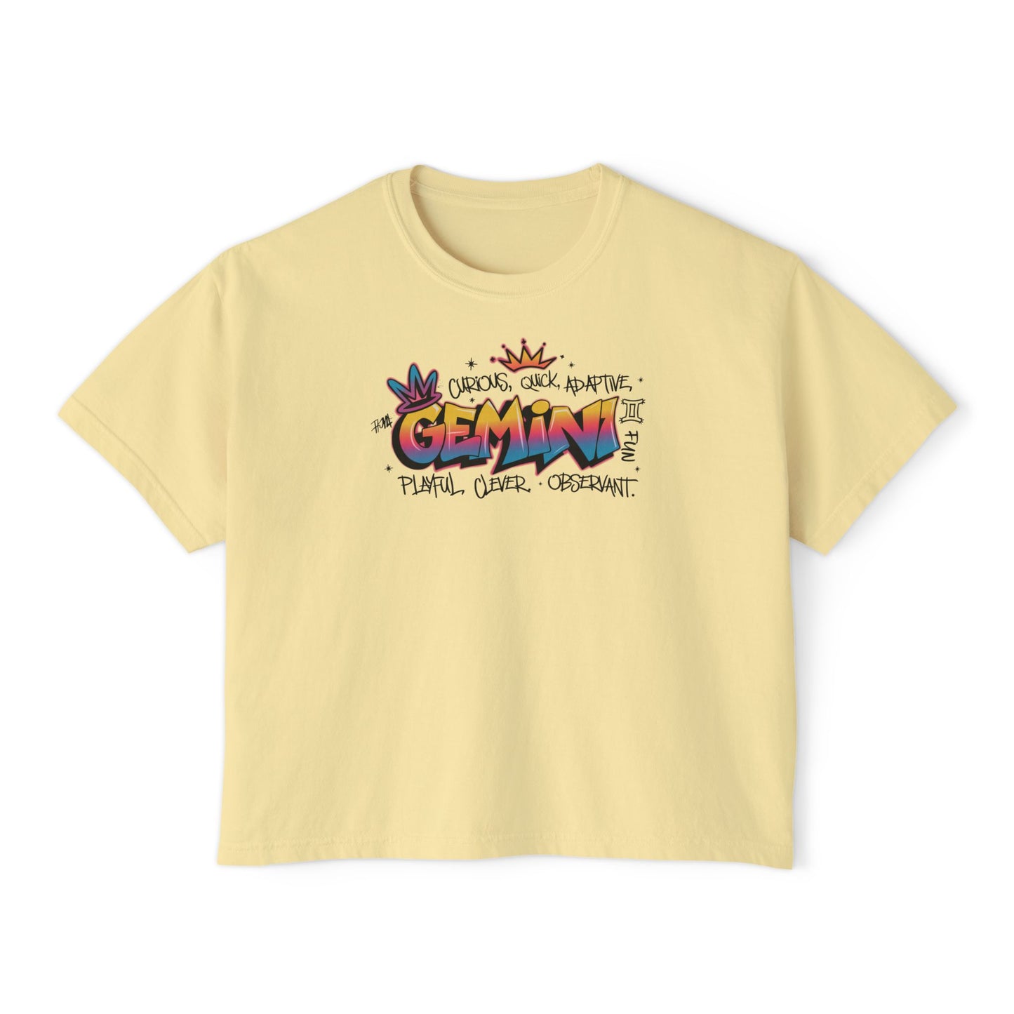 Gemini Street Art Women's Boxy Tee