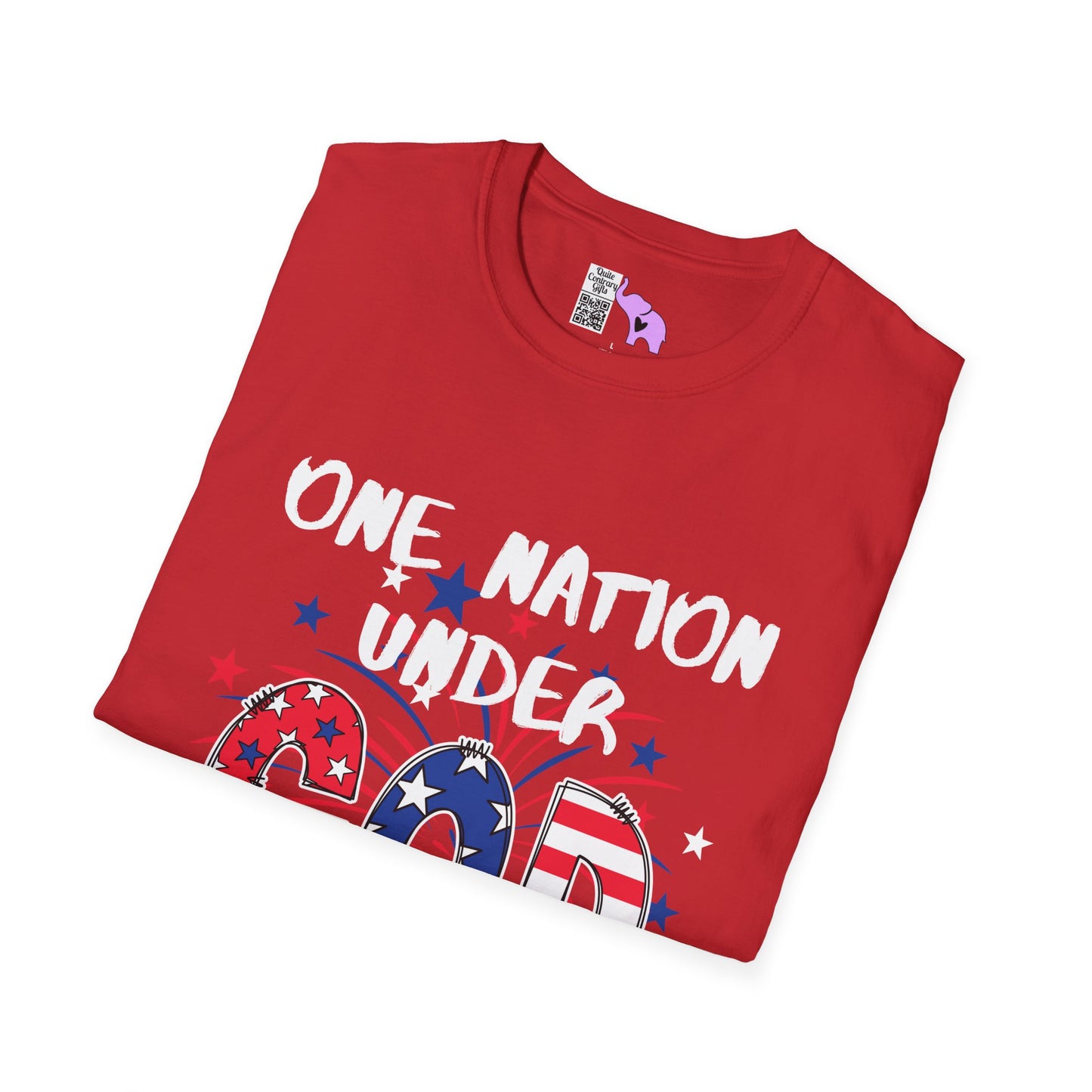 One Nation Under God Adult T-shirt