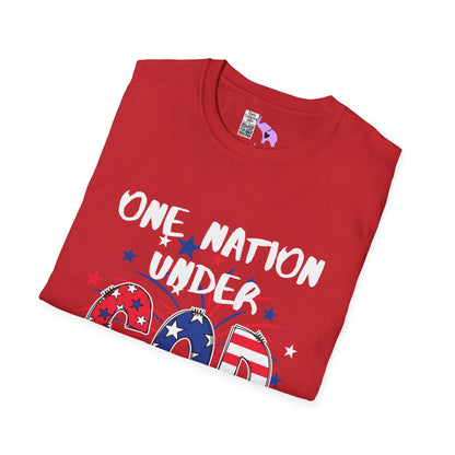One Nation Under God Adult T-shirt