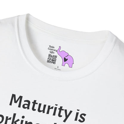 Maturity is... Adult T-shirt