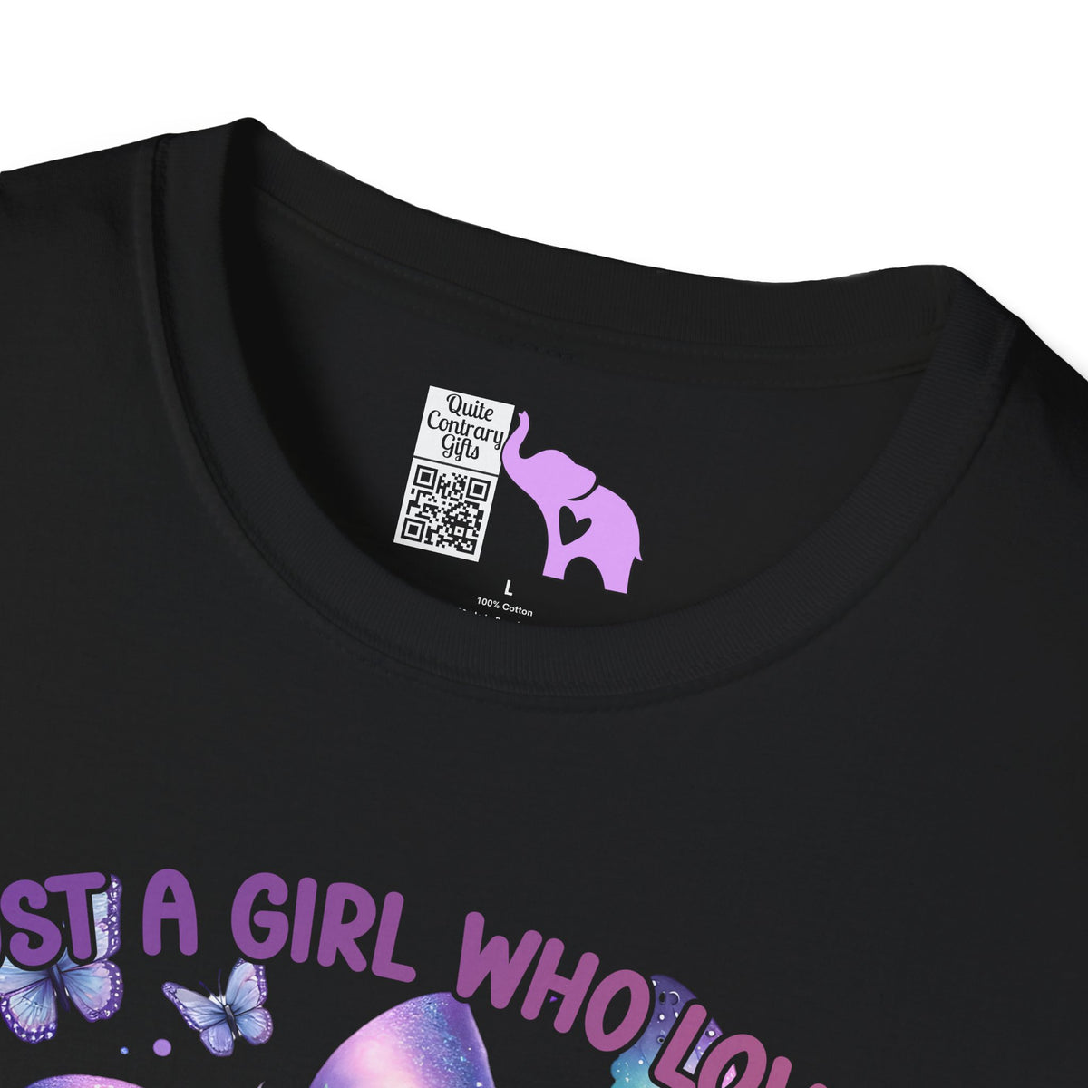 Just A Girl Who Loves Elephants Adult T-shirt