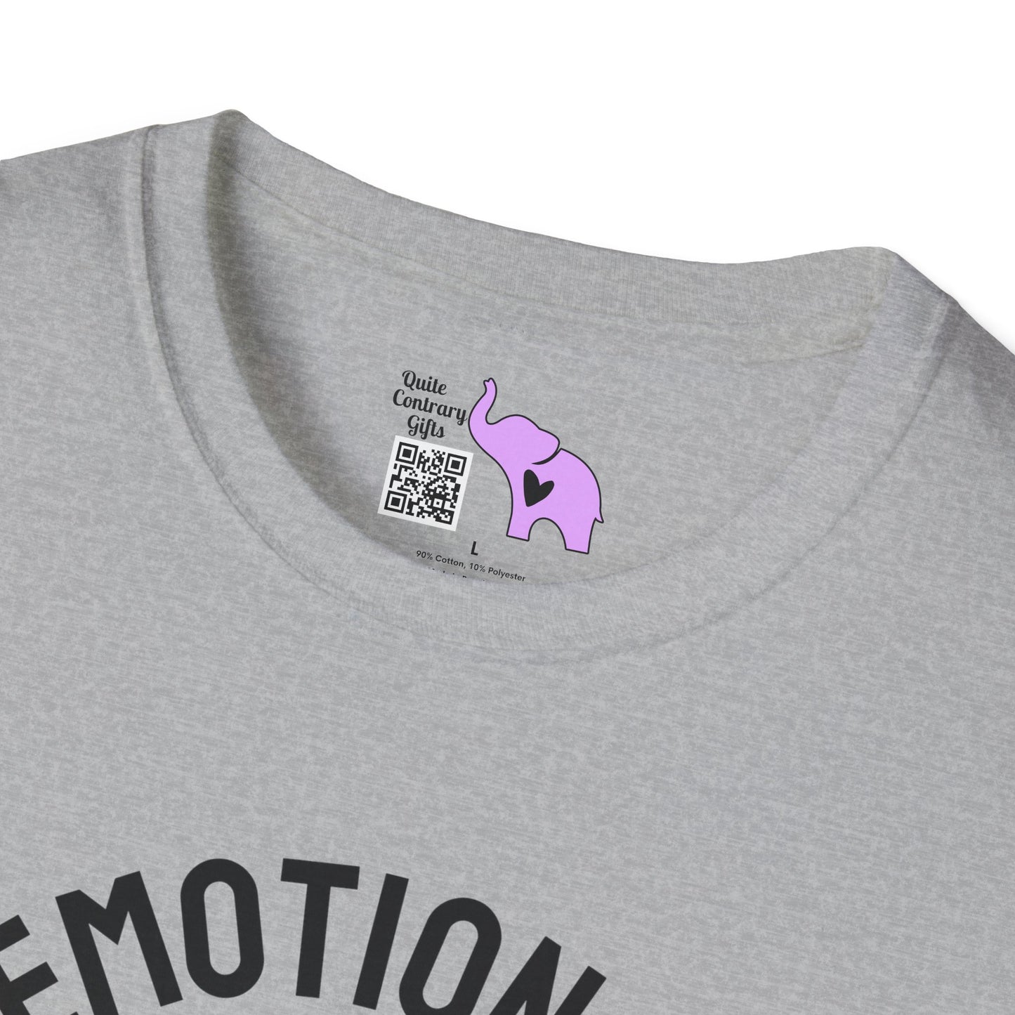 Emotional Support Husband Do Not Pet Adult T-shirt