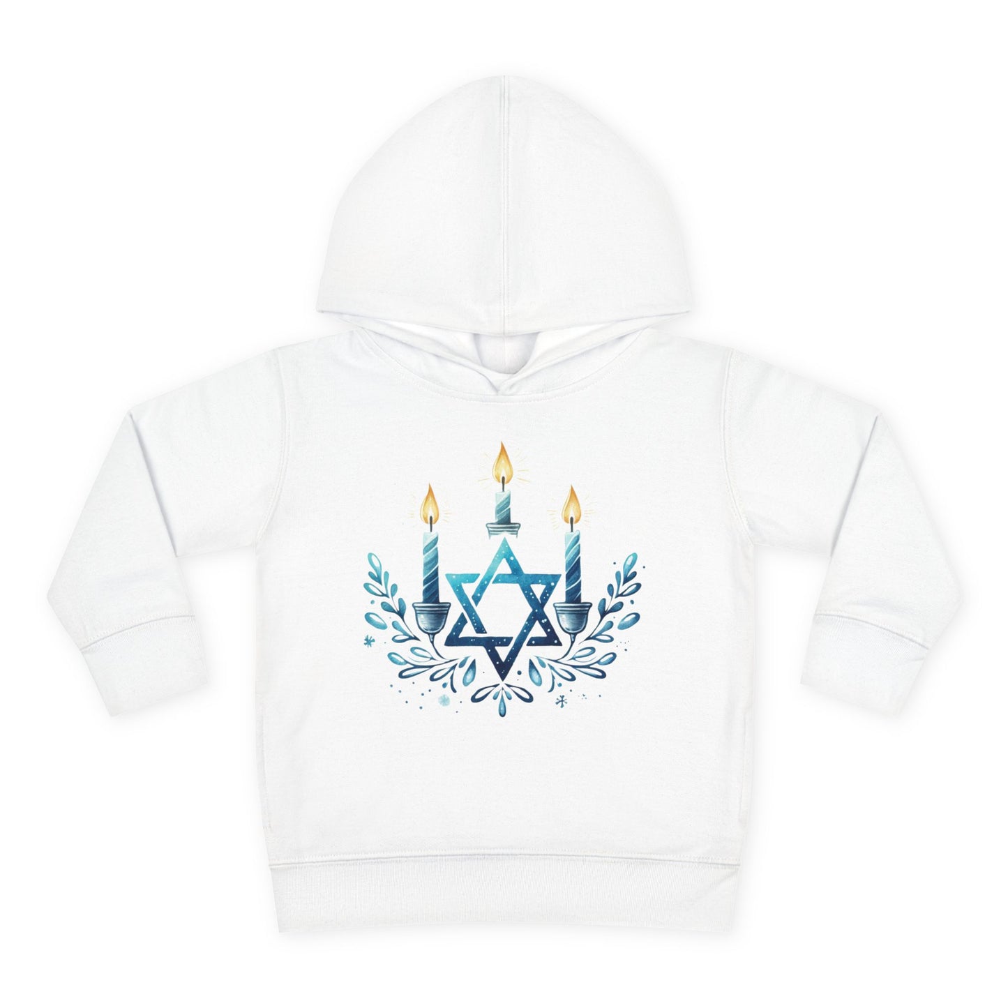 Star & Flame Hanukkah Toddler Hoodie