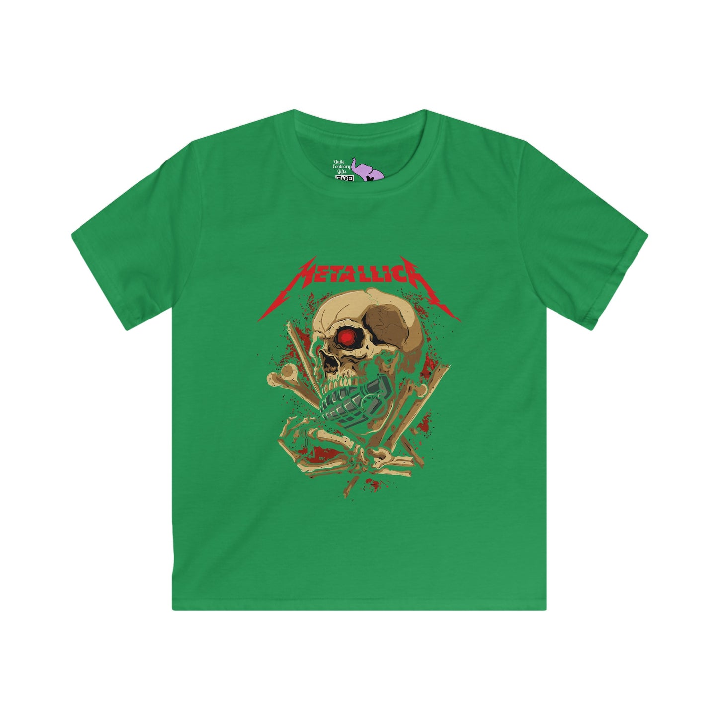 Metallica Skull/Grenade Kids Softstyle Tee