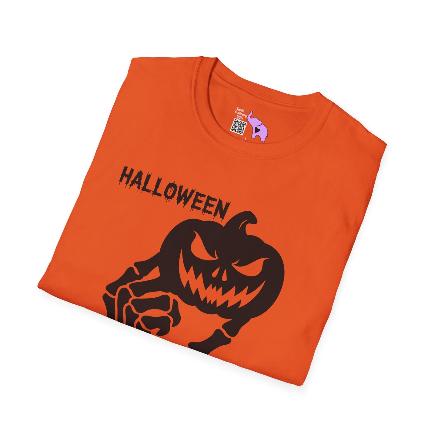 Pumpkin Halloween Vibes Adult T-shirt