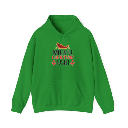 Merry Christmas Y'all Adult Heavy Blend™ Hoodie