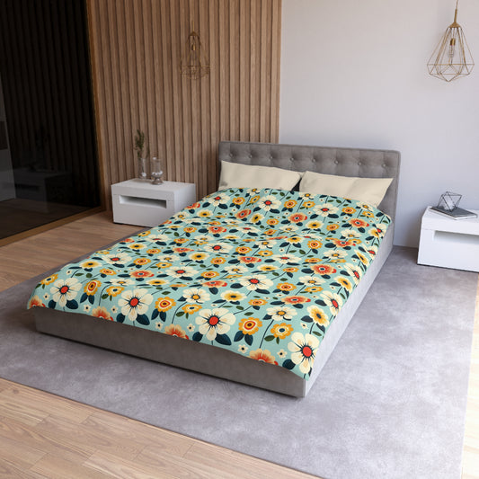 Joy Petals Microfiber Duvet Cover