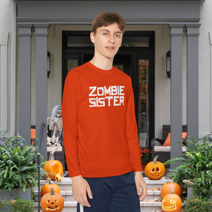 ""Zombie Sister Youth Long Sleeve Tee