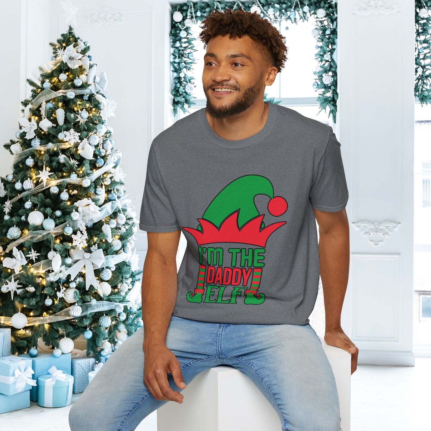 I'm The Daddy Elf Adult T-shirt