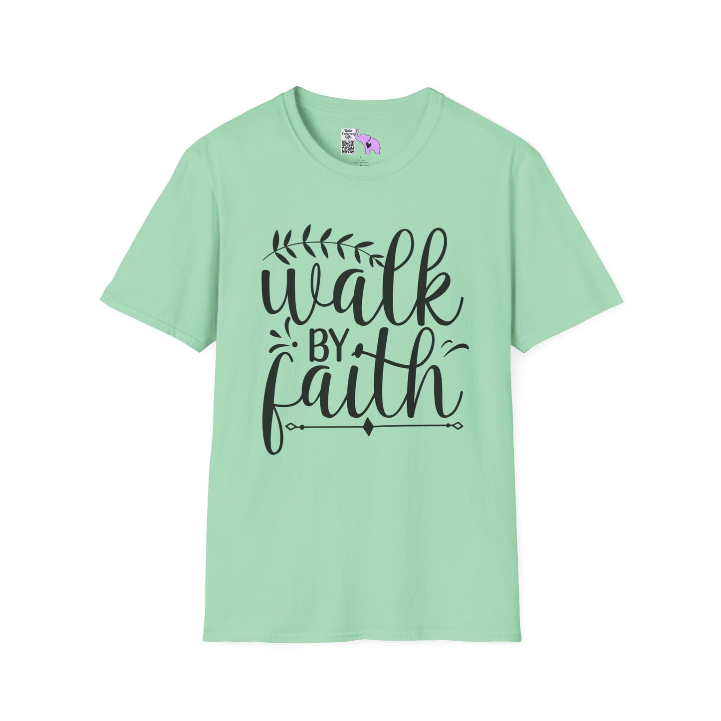 Walk By Faith (2) Adult T-shirt