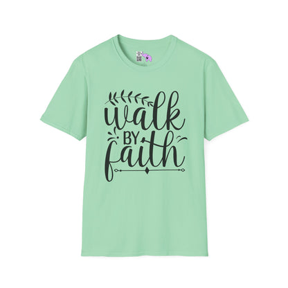 Walk By Faith (2) Adult T-shirt