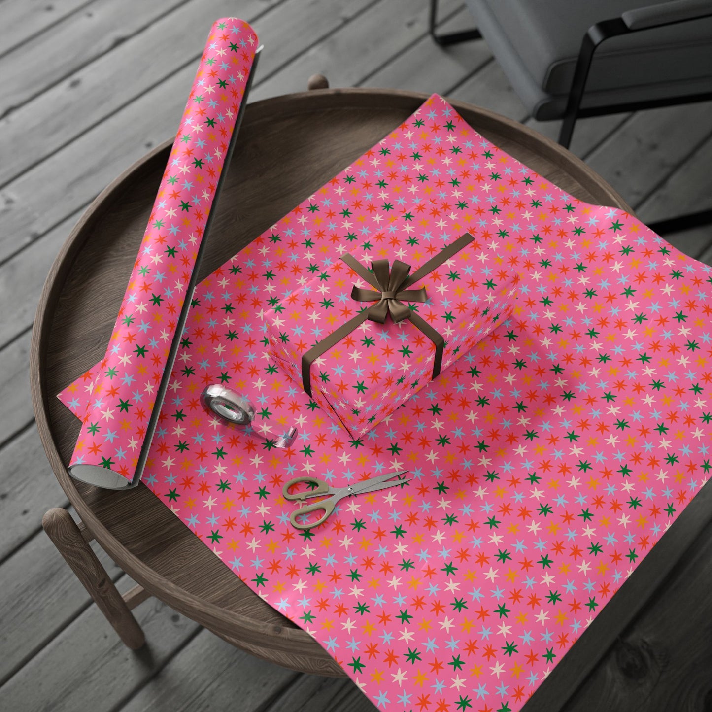 Pink Sparkle Wrapping Paper