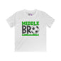 Middle Bro (Soccer Ball) Youth Softstyle Tee