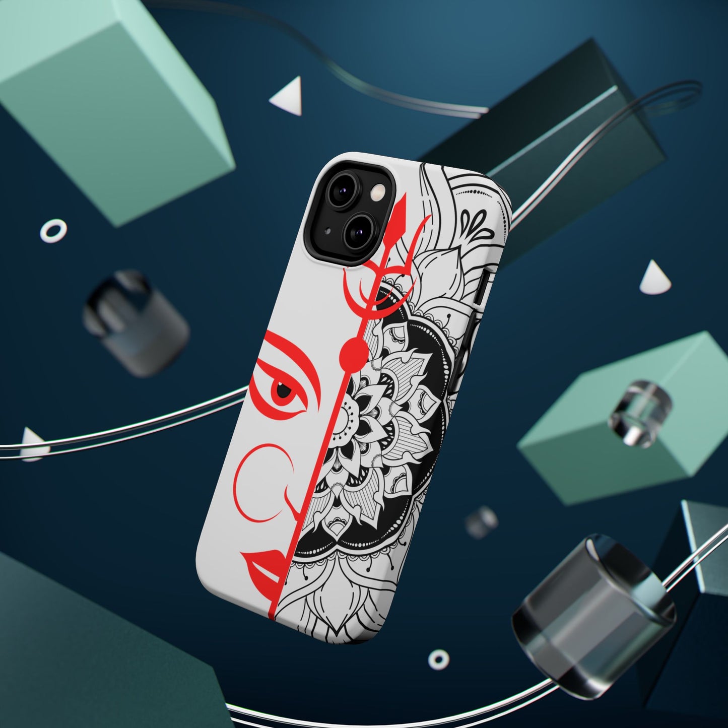 Goddess Durga Mata w/Manala MagSafe® Compatible Tough Case for iPhone