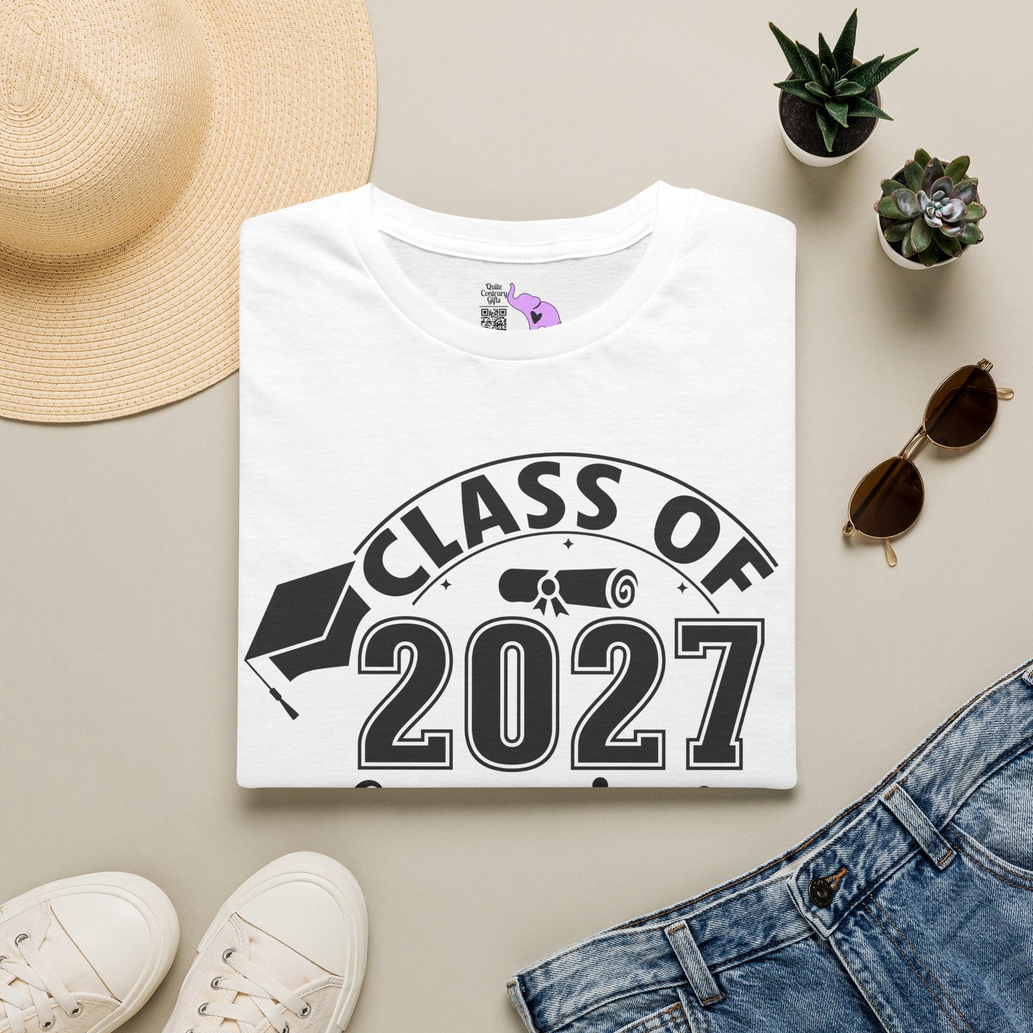 Class of 2027 Senior (Arch) Adult T-shirt