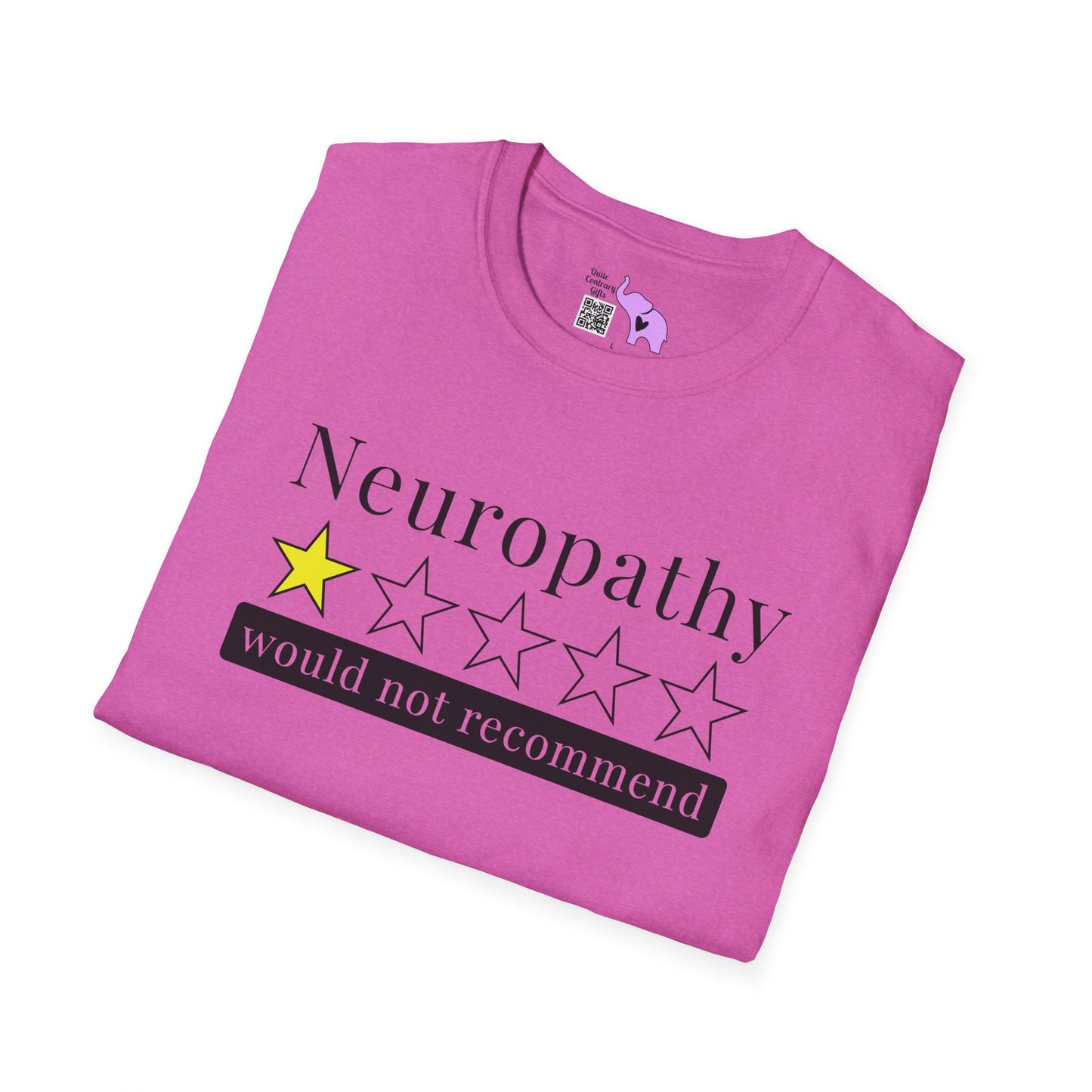 Neuropathy 1 Star Would Not Recommend Adult T-shirt