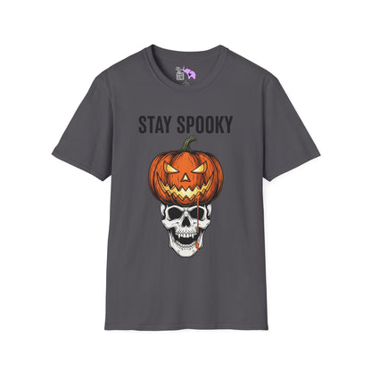 Stay Spooky (Pumpkin/Skull) Adult T-shirt