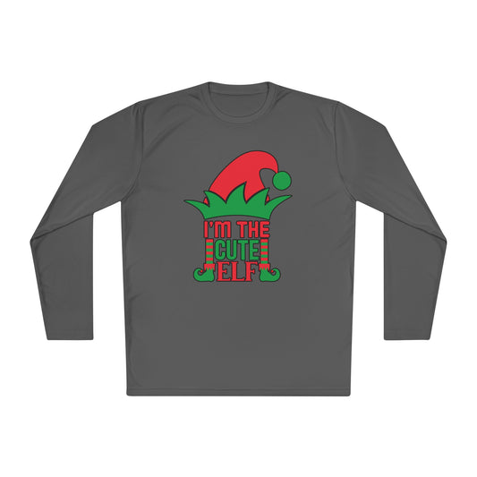 I'm The Cute Elf Adult Long Sleeve Tee