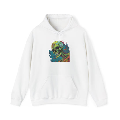 Surreal Skullscape Heavy Blend™ Hooded Sweatshirt