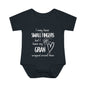 I May Have Small Fingers But I Have My GRAN Wrapped Around Them Infant Baby Rib Bodysuit