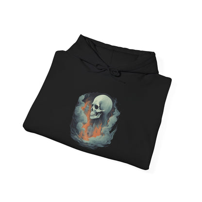 Creepy Ghost 9 Heavy Blend™ Hooded Sweatshirt