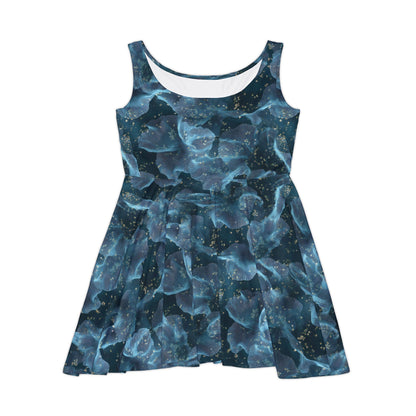 Midnight Sheer & Lace Women's Skater Dress