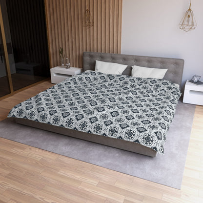Lisbon Noir Microfiber Duvet Cover