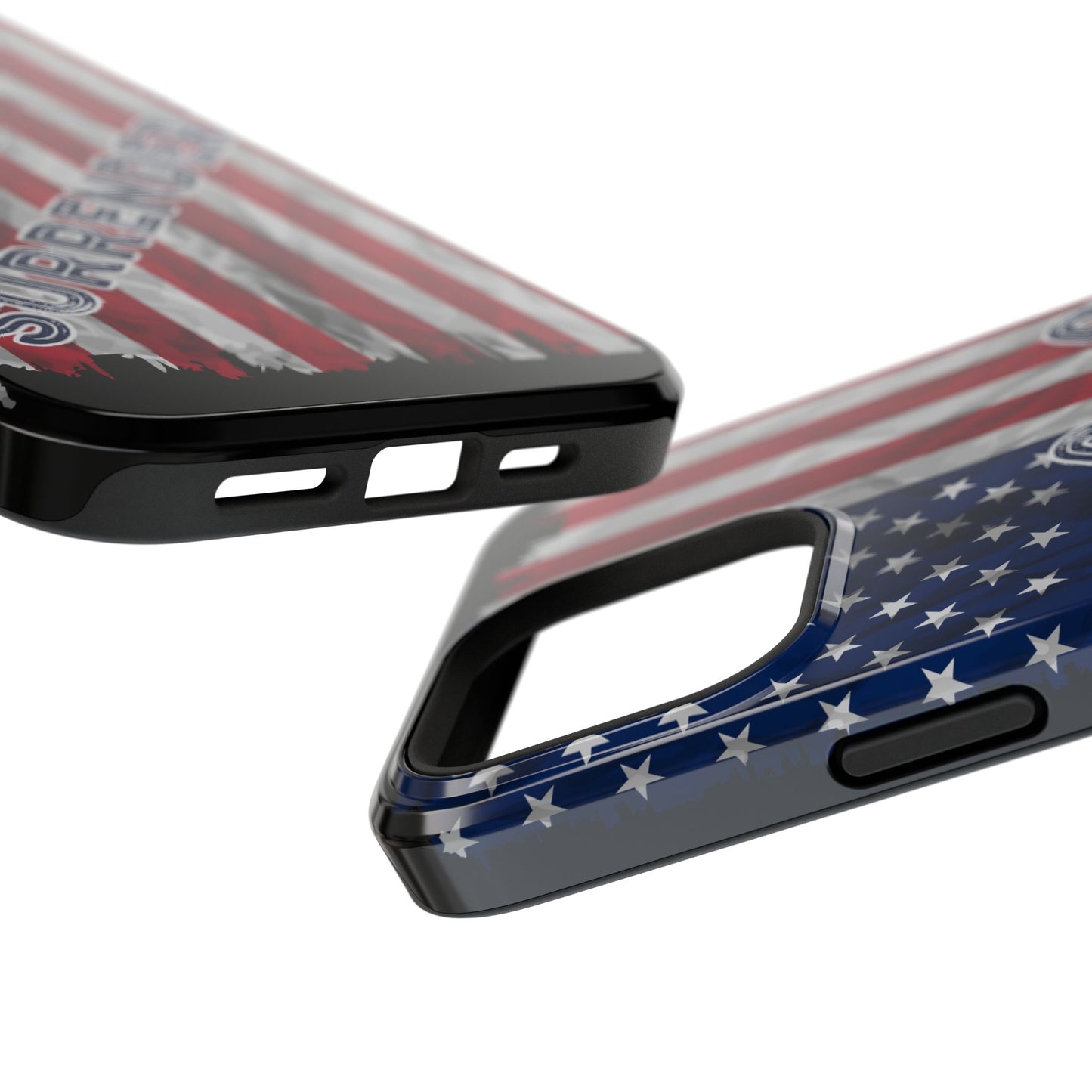 Never Surrender American Flag Impact-Resistant Cases