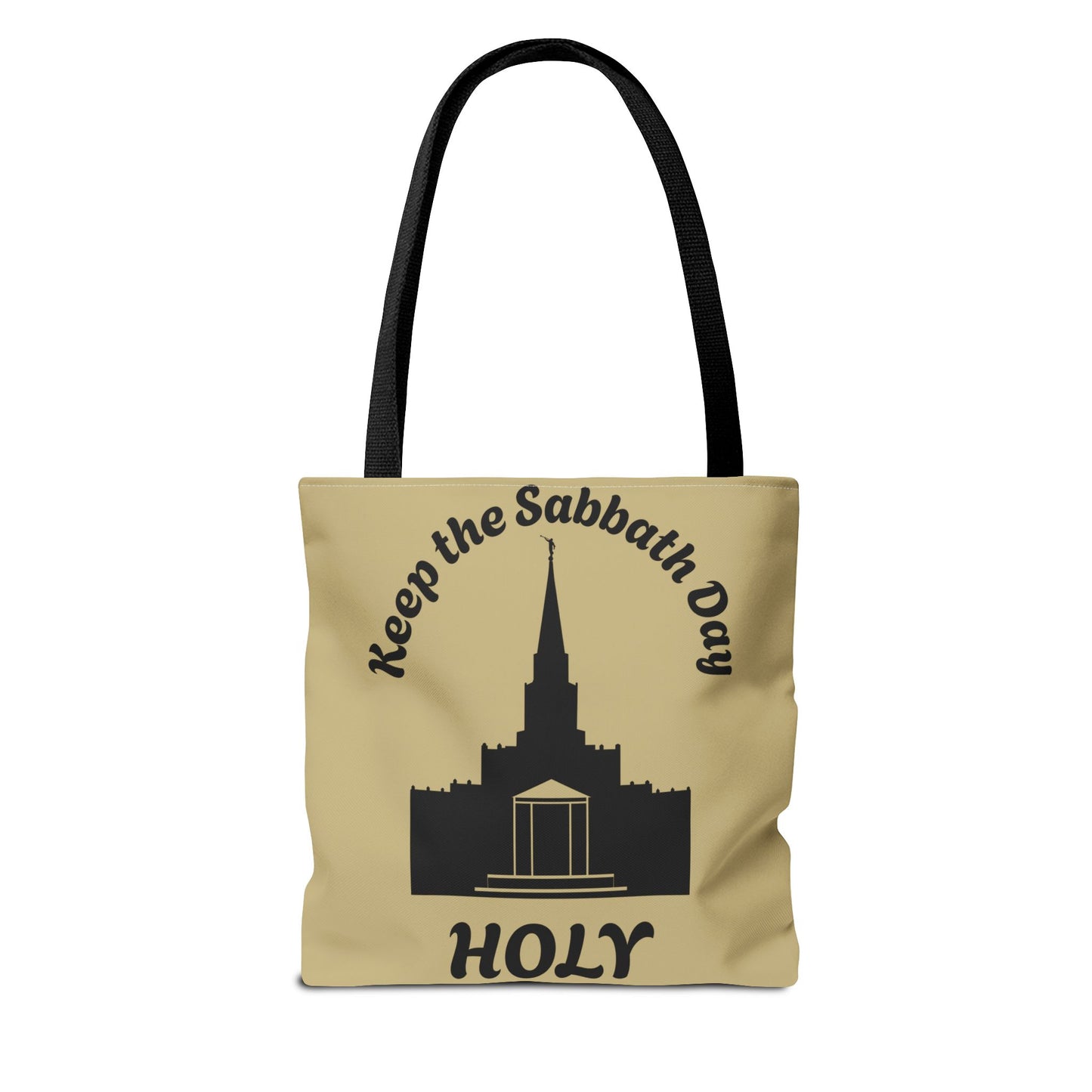 Keep The Sabbath Day Holy (Houston LDS Temple)Canvas Tote Bag