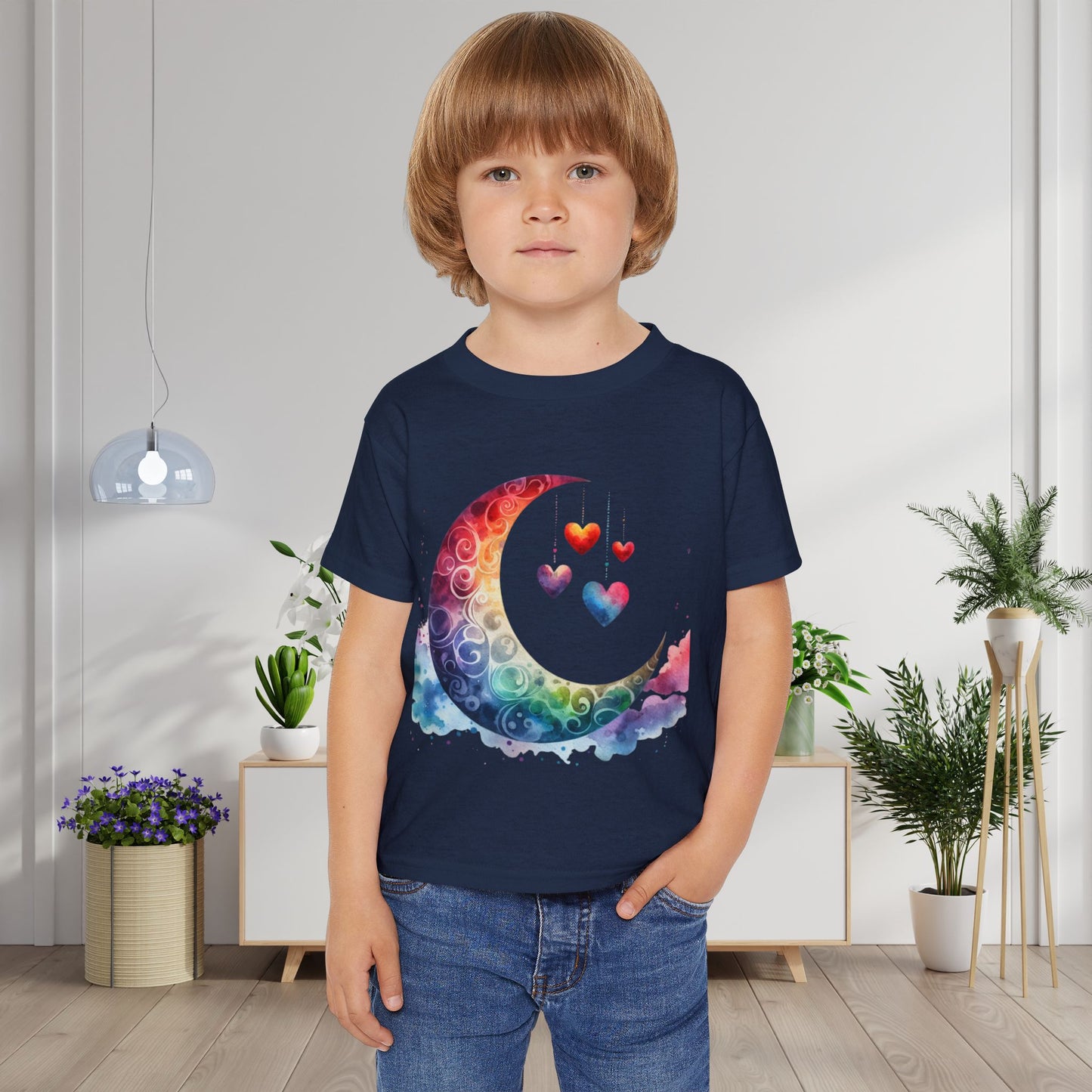 Moon in Love Heavy Cotton™ Toddler T-shirt