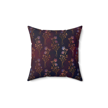 Golden Grove Midnight Throw Pillow