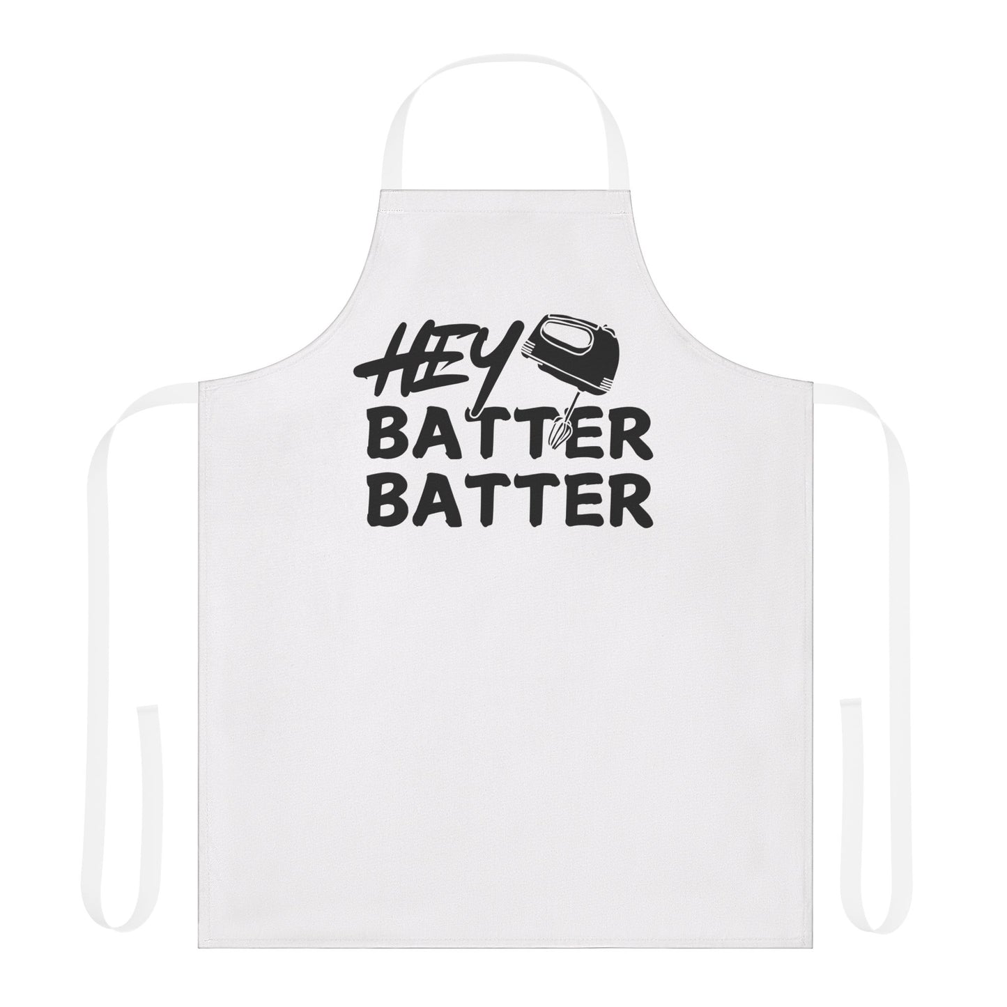 Hey Batter Batter (White) Apron