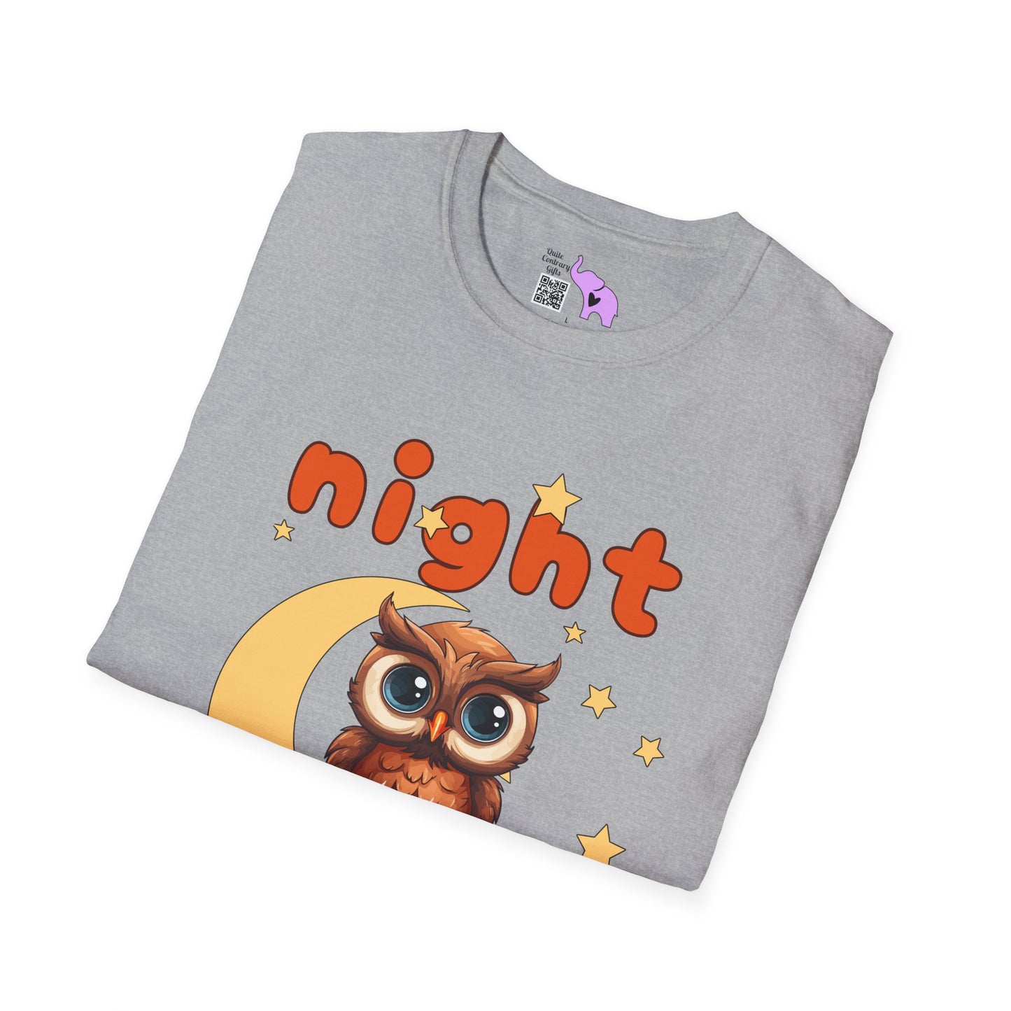 Night Owl Adult T-shirt