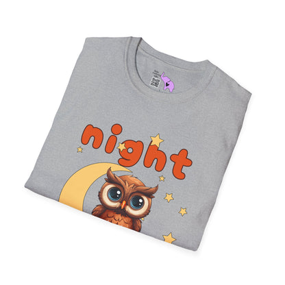 Night Owl Adult T-shirt