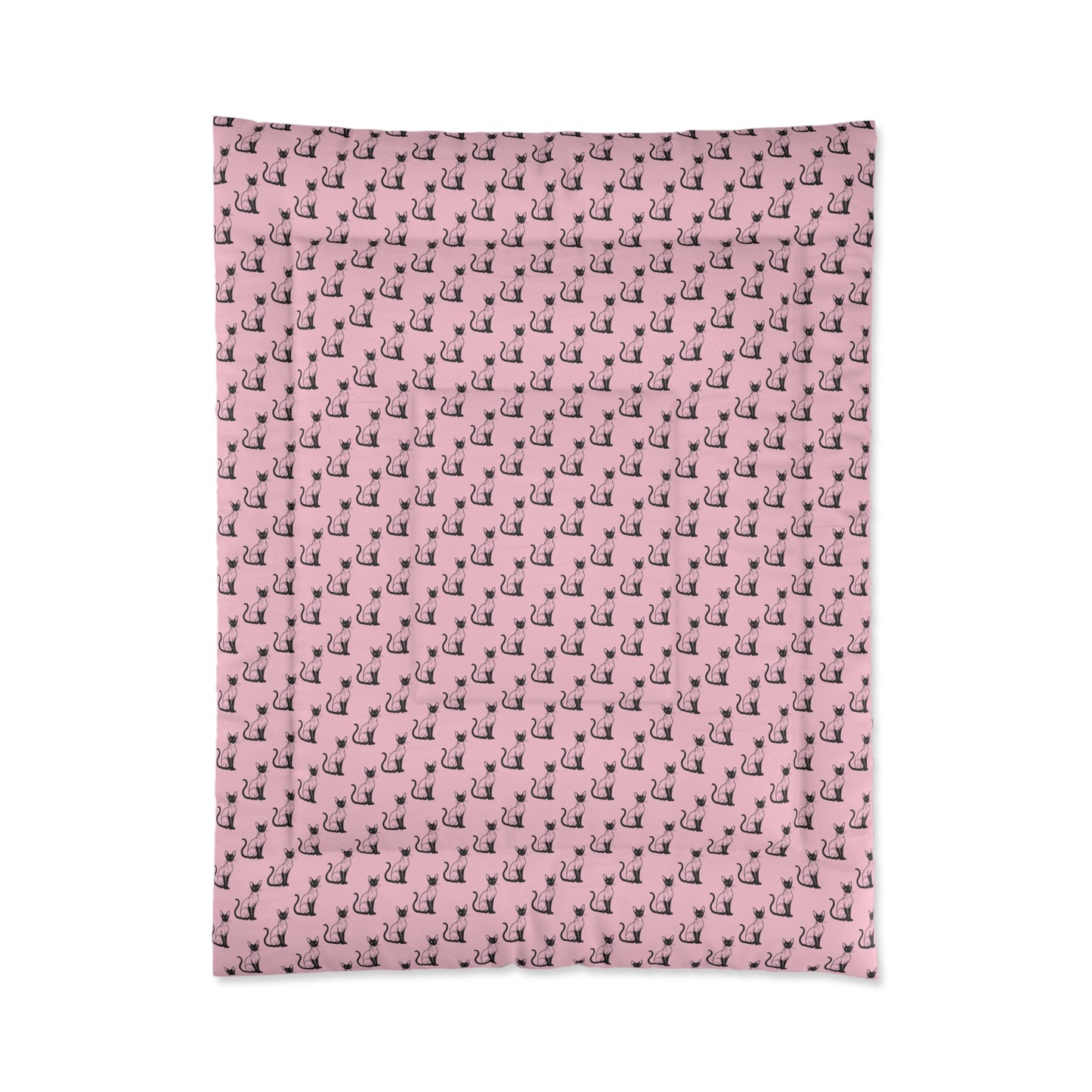 Siamese Charm – Pink Whisper Comforter