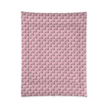 Siamese Charm – Pink Whisper Comforter