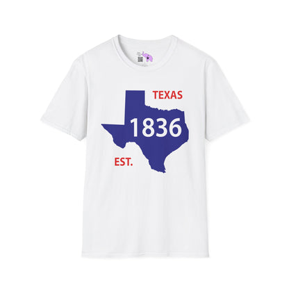 Texas Est. 1836 Adult T-shirt