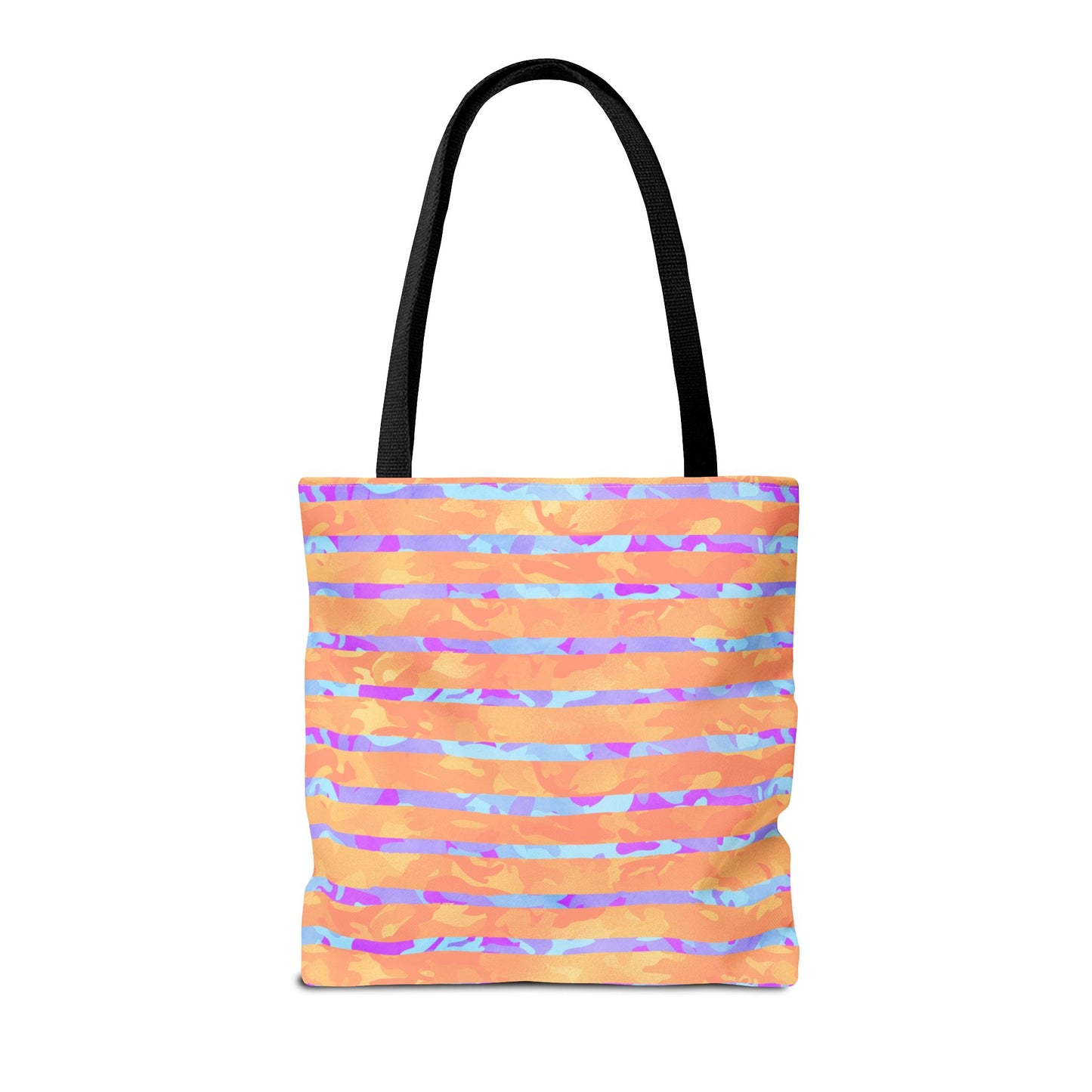 Split Spectrum Camo Canvas Tote Bag