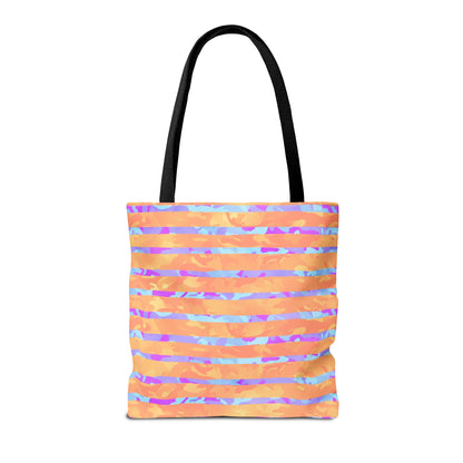 Split Spectrum Camo Canvas Tote Bag
