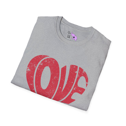 Heart of Love Adult T-shirt