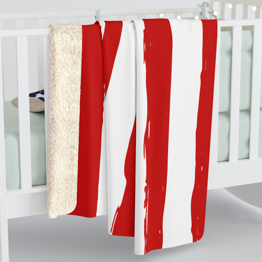 Ol' Glory Sherpa Fleece Blanket
