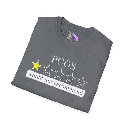 PCOS 1 Star Would Not Recommend Adult T-shirt