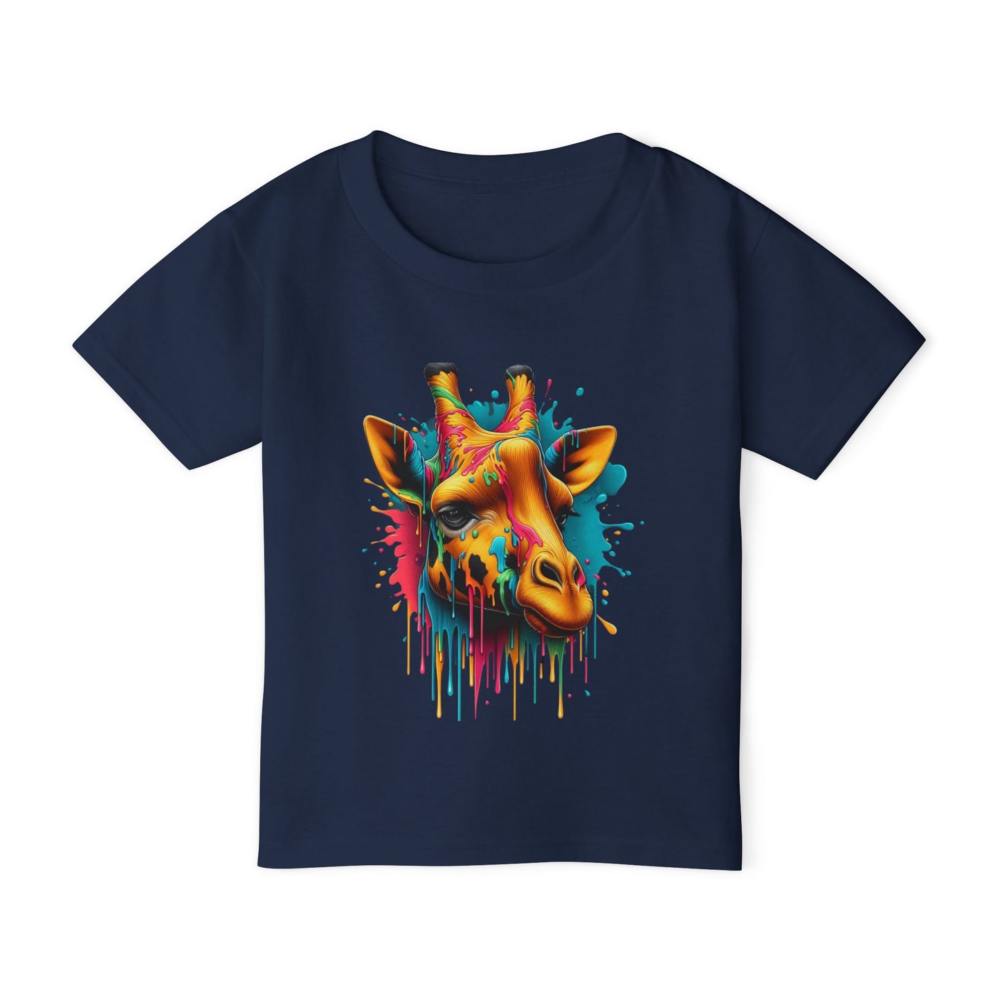 Colorful Giraffe Heavy Cotton™ Toddler T-shirt