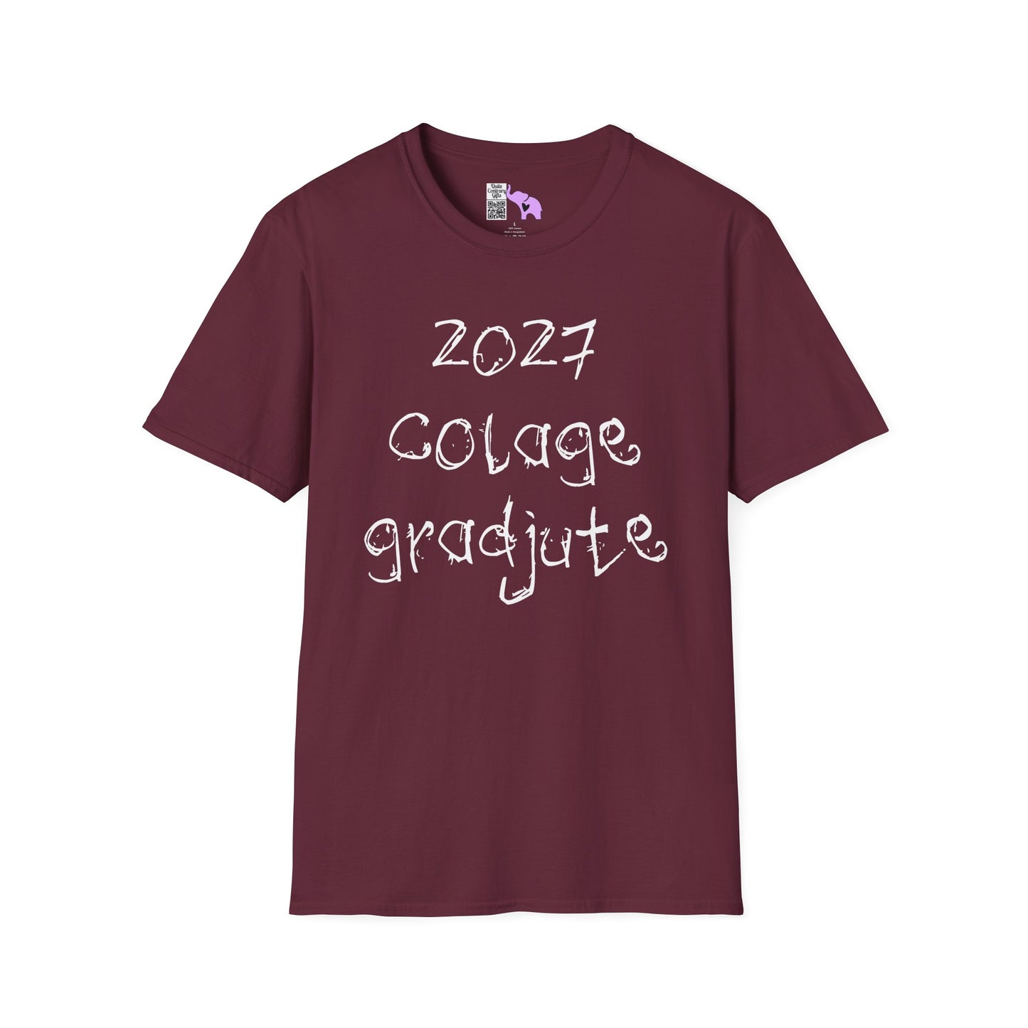 Colage Gradjute 2027 Adult T-Shirt