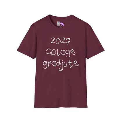 Colage Gradjute 2027 Adult T-Shirt