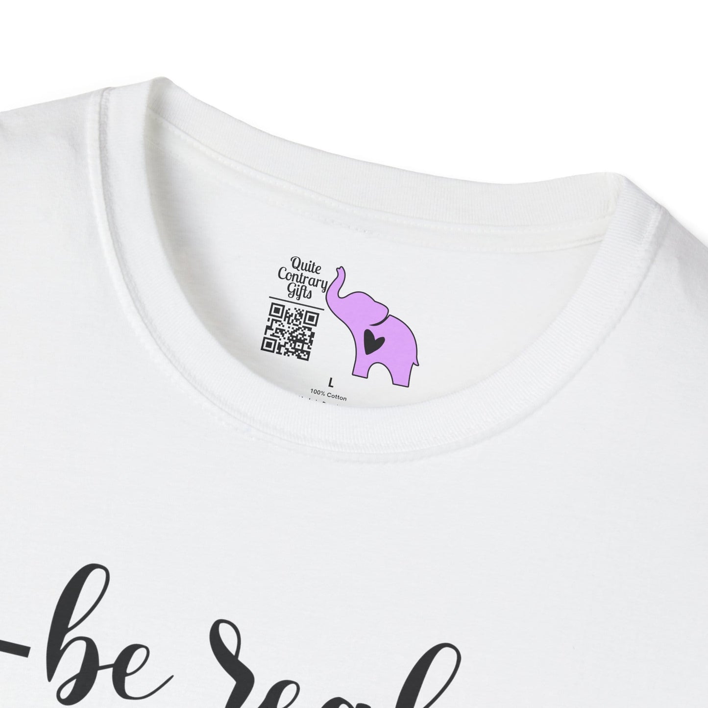 Be Real Not Perfect Adult T-shirt