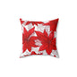 Christmas Blossom Sketch Throw Pillow